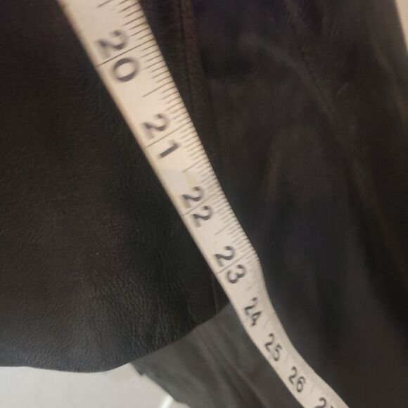 Leather trim jacket  - Picture 11 of 12